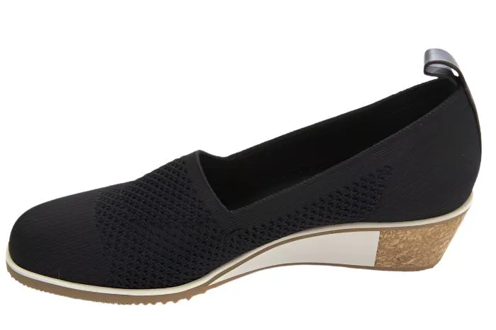 WOMEN'S VANELI GALEN WEDGE | BLACK KNIT STRETCH