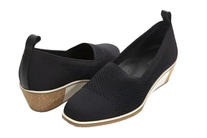 WOMEN'S VANELI GALEN WEDGE | BLACK KNIT STRETCH