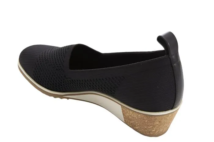 WOMEN'S VANELI GALEN WEDGE | BLACK KNIT STRETCH