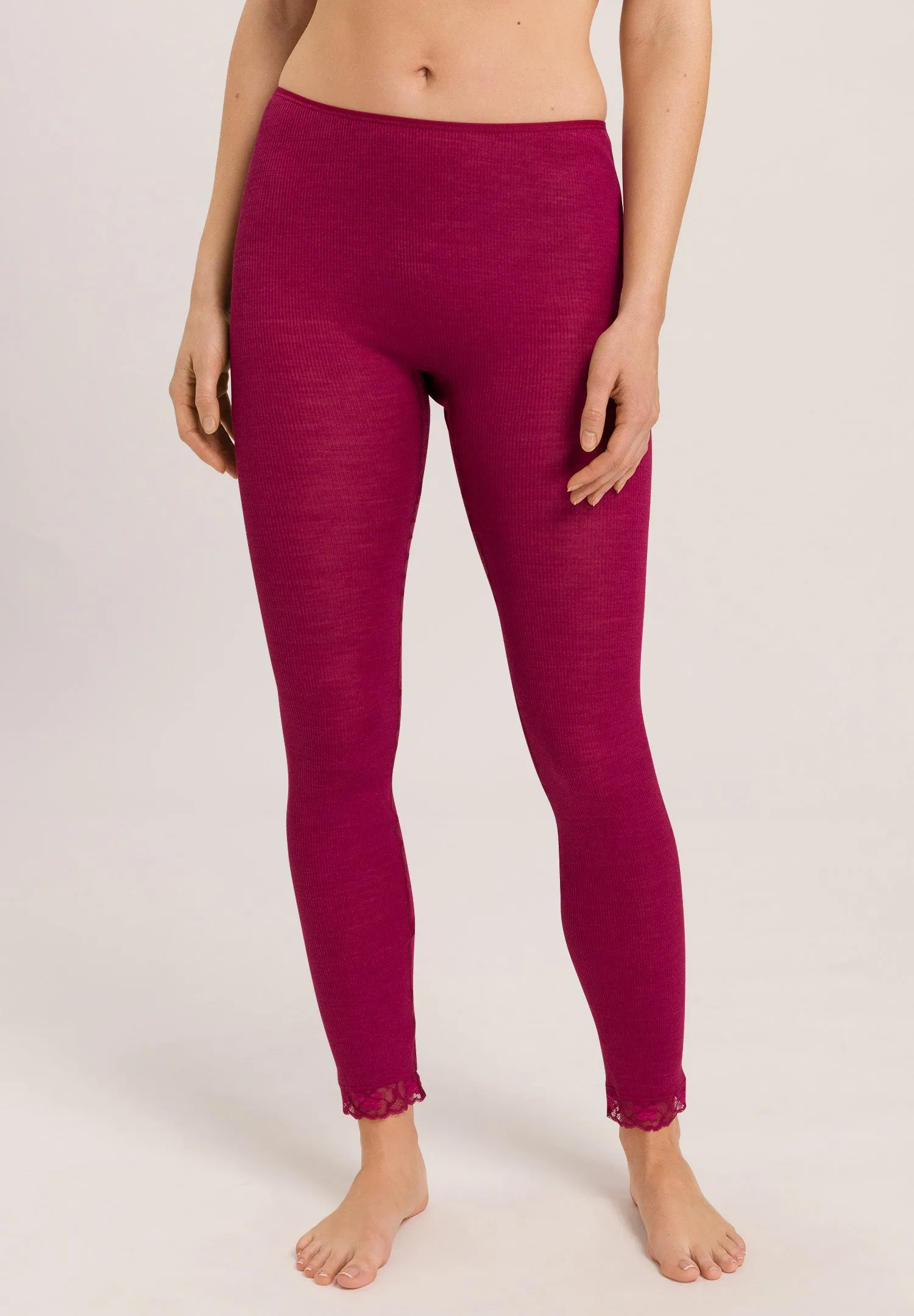 Woolen Lace Leggings | Intense Garnet 70969-2406