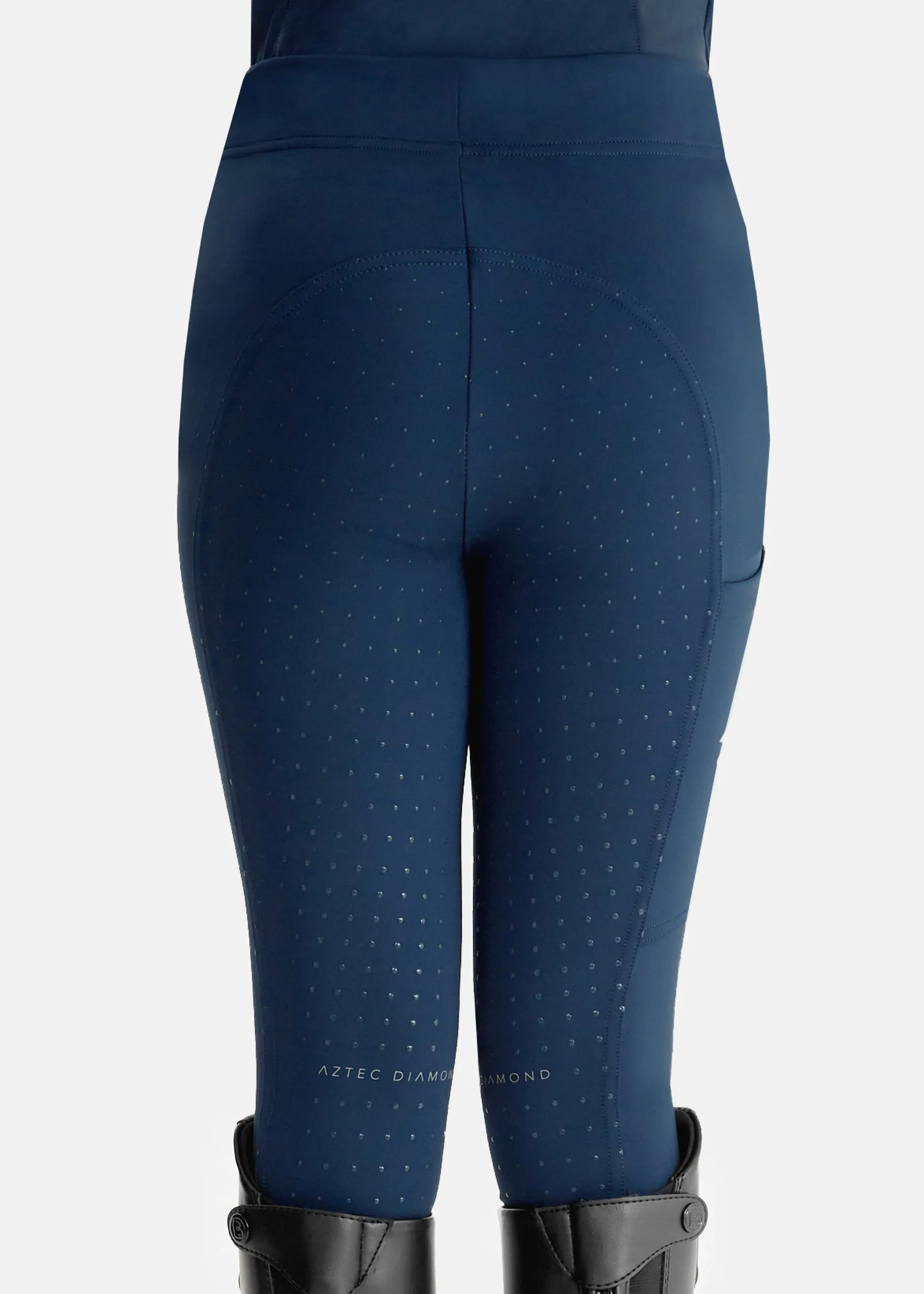 YR Navy Full Seat Leggings