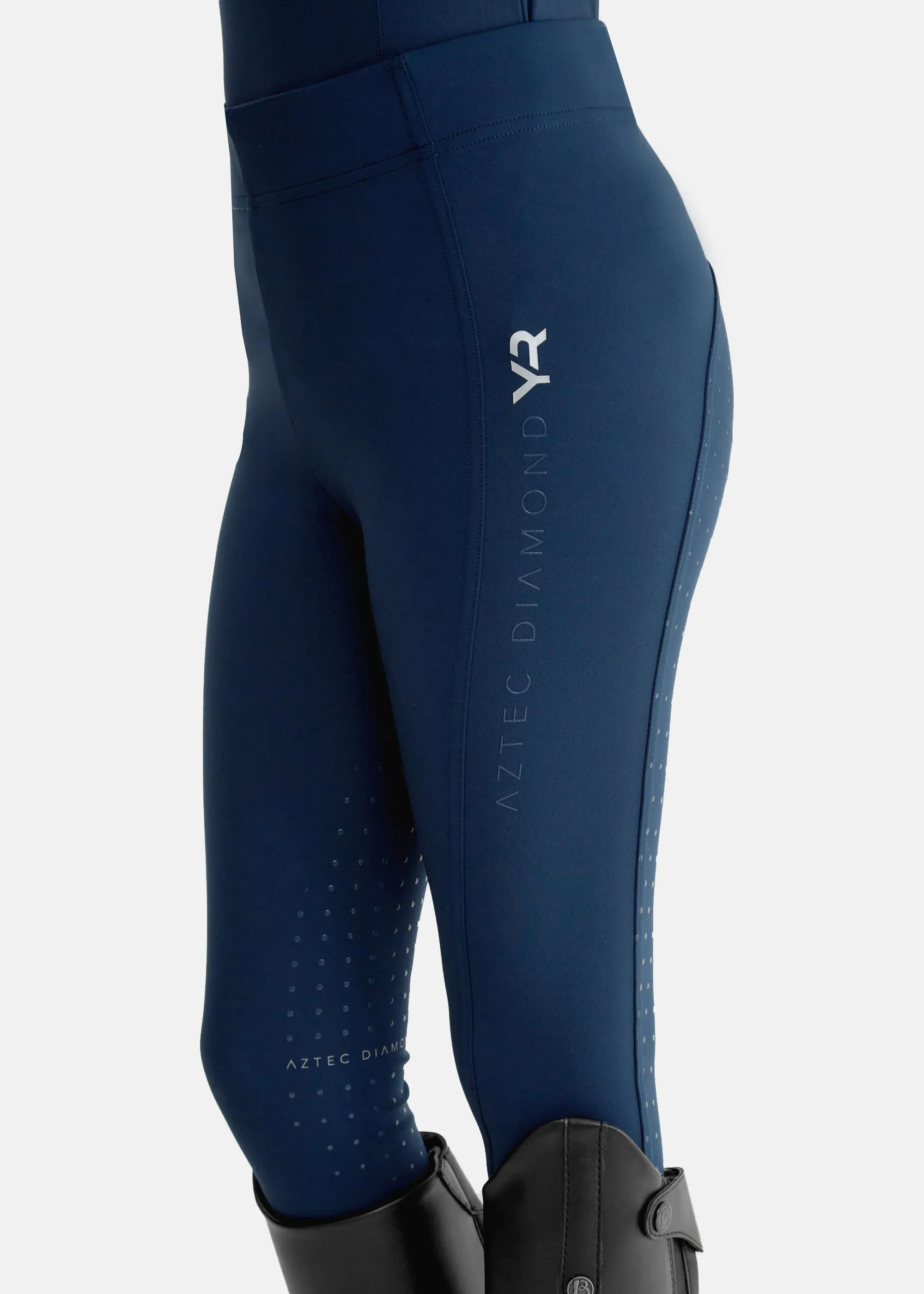 YR Navy Full Seat Leggings